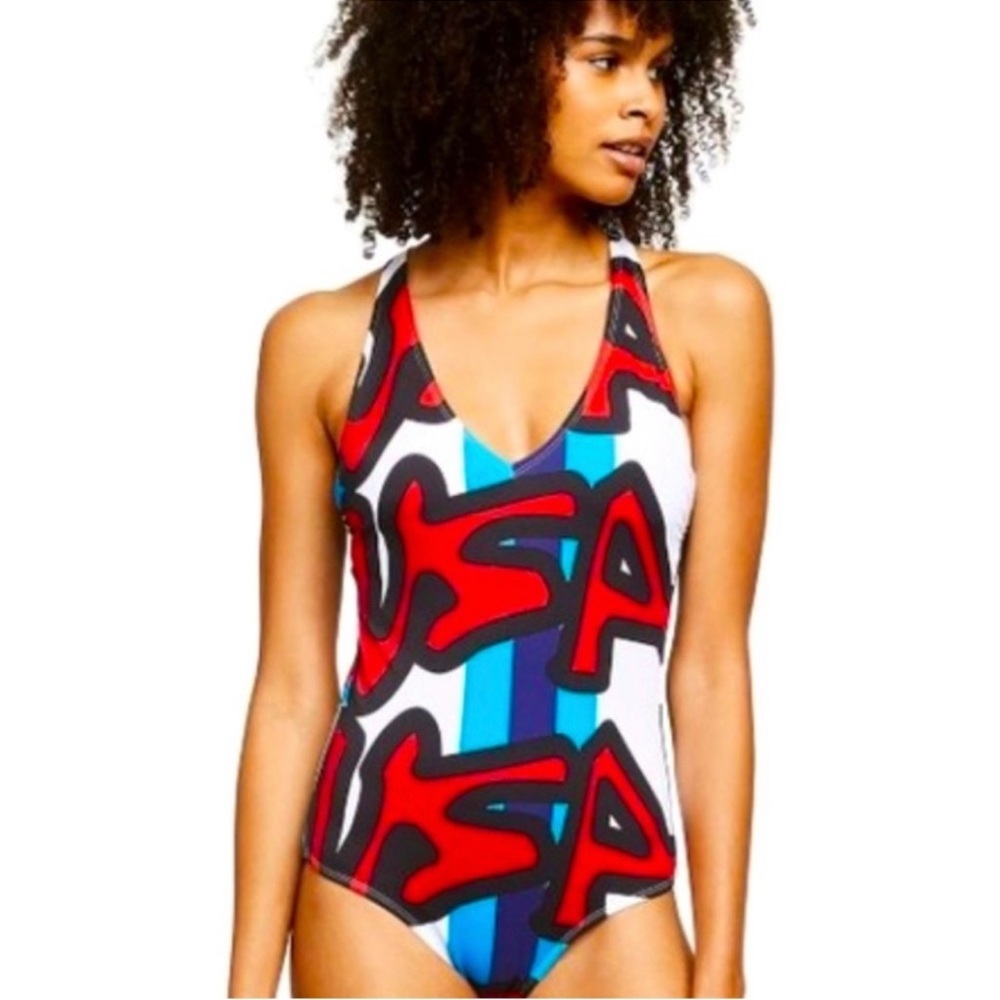 Stephen Sprouce for Target Graffiti One Piece Size M NWOT